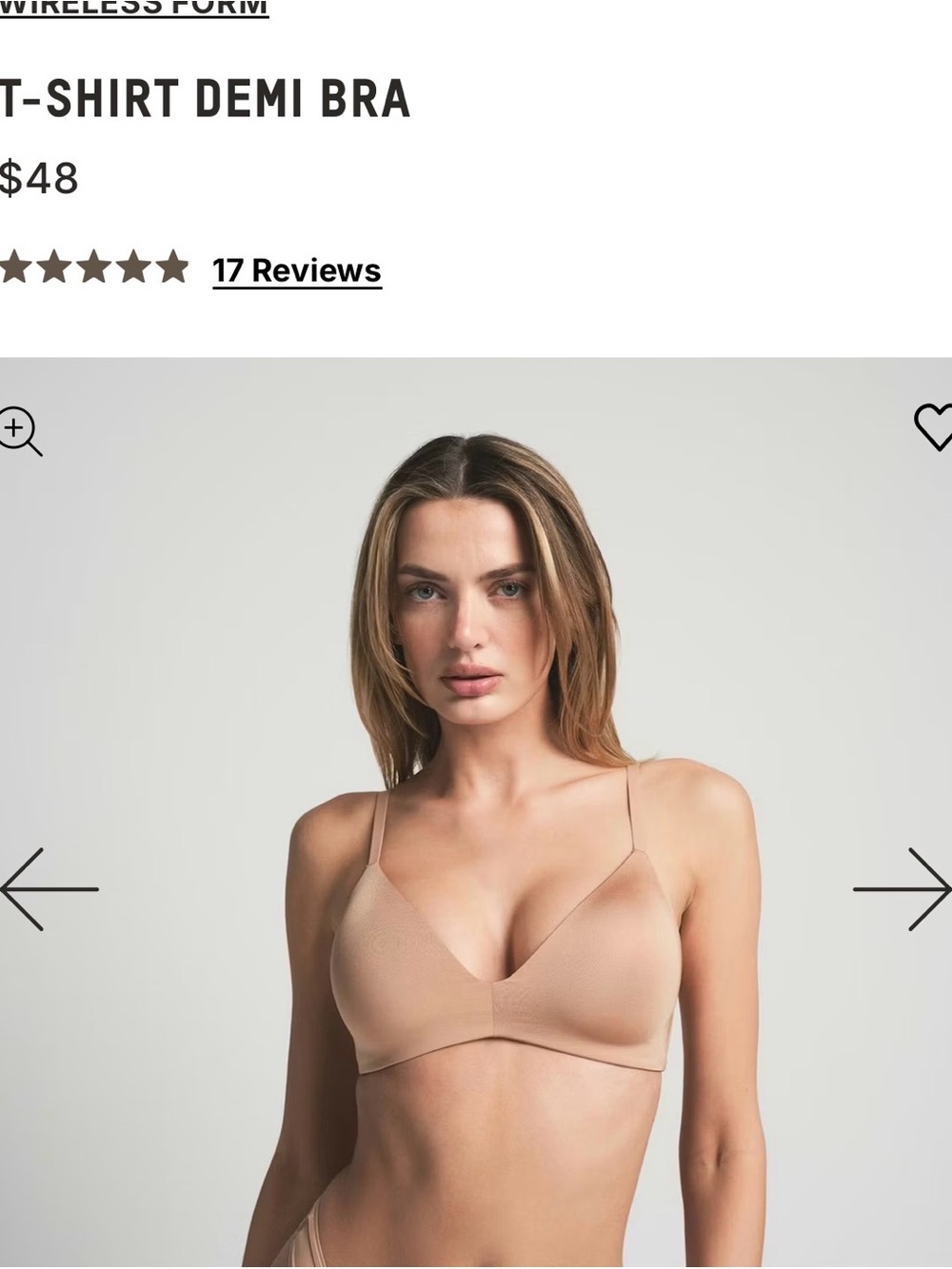 SKIMS Seamless 2-pack bras Chocolate and Nude - Picture 2 of 5